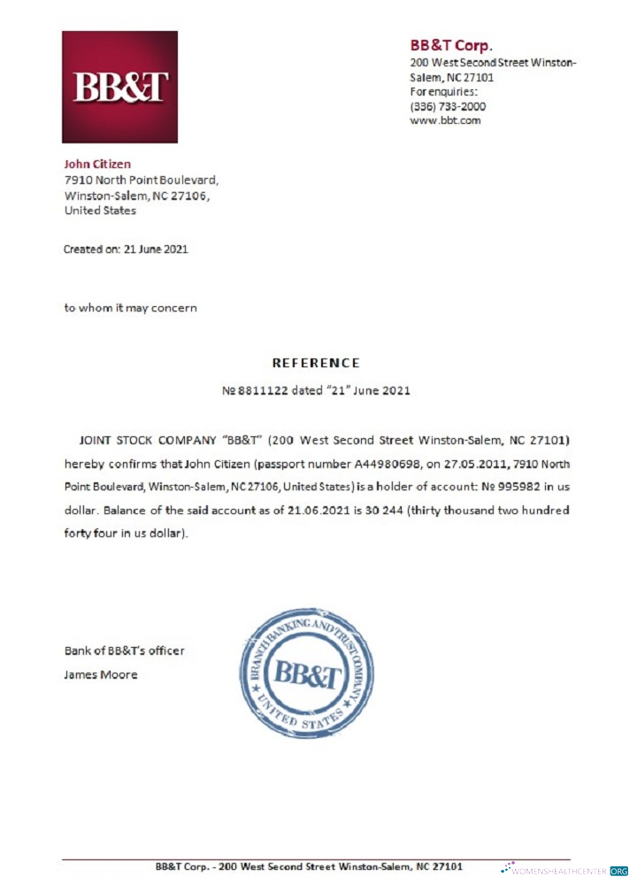 Download USA BB&T reference Photoshop template